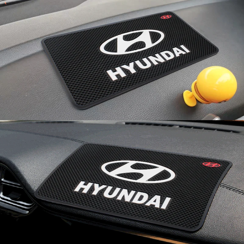1Pc PVC Silicone Pad Car Dashboard Anti Slip Mat For Hyundai Tucson Elantra Solaris Accent i40 i30 Ix35 Creta Sonata IX20 |
