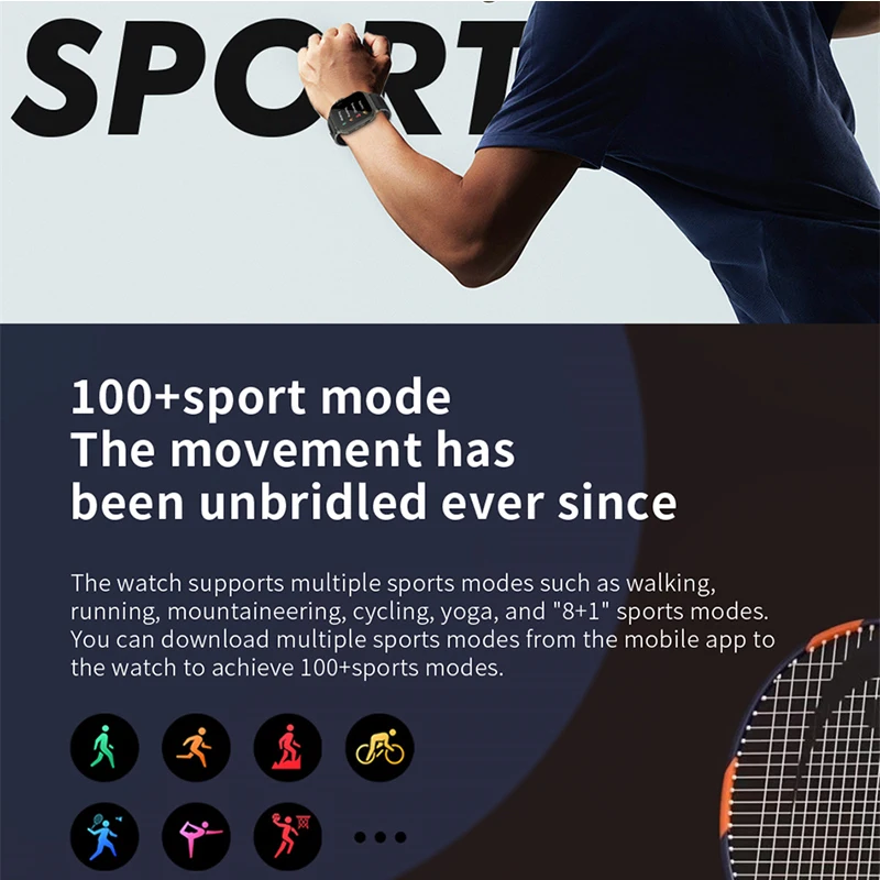 2023 ο AMOLED  ȭ Ʈ ġ  2023 Mah 뷮 ͸ 600 +  ƮϽ  IP68  Smartwatch