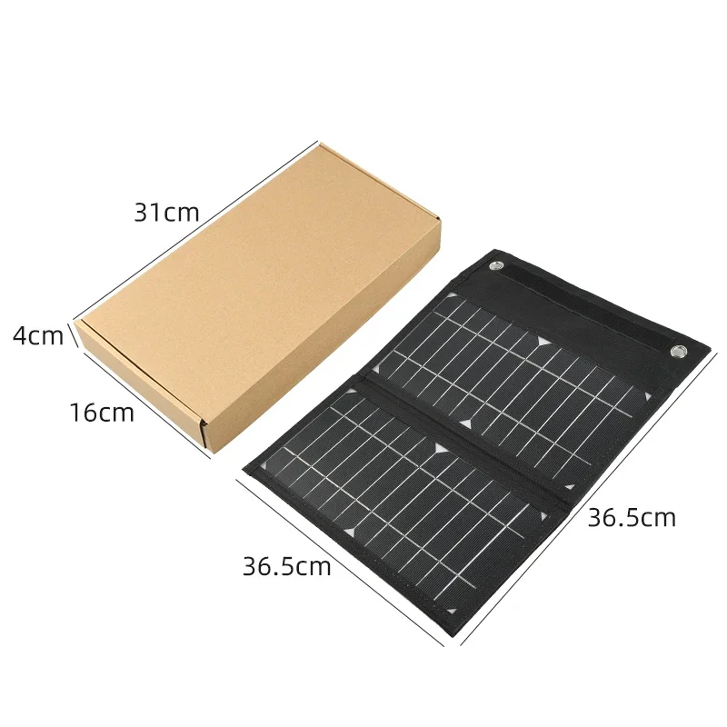High Quality Waterproof Solar Panel 15W-22W-32W High-power Foldable Outdoor Battery Mobile Phone Portable Travel Charger