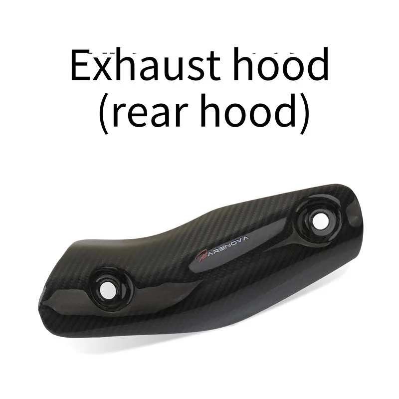 Front Exhaust Heat Shield Cover Carbon Fiber For Kawasaki Ninja