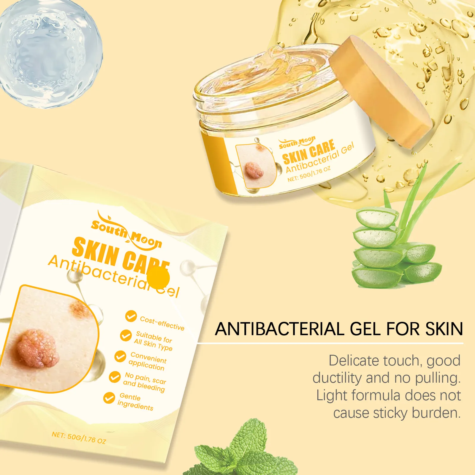 جل العناية بالبشرة ينظف وينعيم الجسم بشكل بلطف، وي...