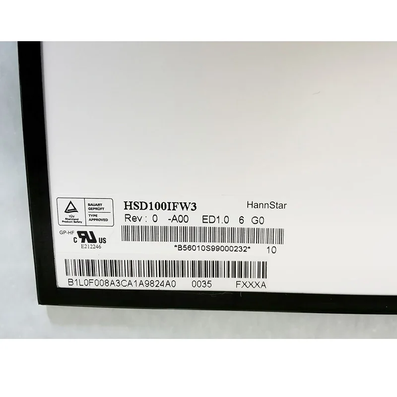 HSD100IFW3-A00 노트북 화면 디스플레이, 10 인치 슬림 LCD 매트릭스, HSD100IFW3 a00, 1024x600, 30 핀