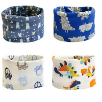 New Cotton Baby Scarf Infant Muffler Spring Autumn Winter Kids Neck Gaiter Boys Girls Neckerchief Children Scarves 1