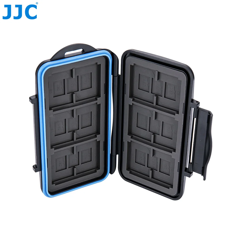 designer camera bags JJC Deluxe Memory Card Case Compact SD Micro SD CF Cfexpress TF Card Slot Holder Protector Storage Box with Carabiner Waterproof travel case for camera