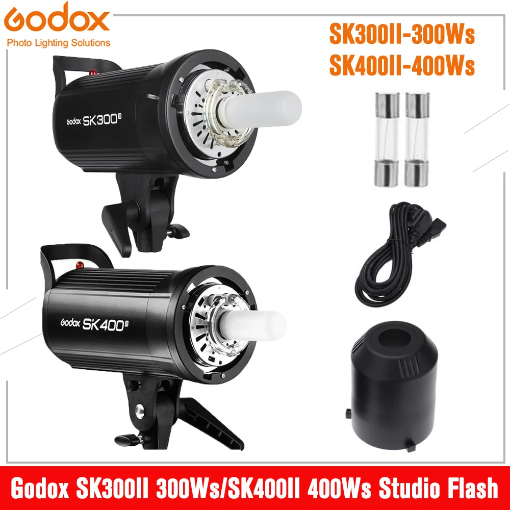 Godox Sk400Ii 400Ws Sk300Ii 300Ws Studio Flash Strobe Built-In 2.4G Wireless X System Flash Professionale Per Fotografia Shootin