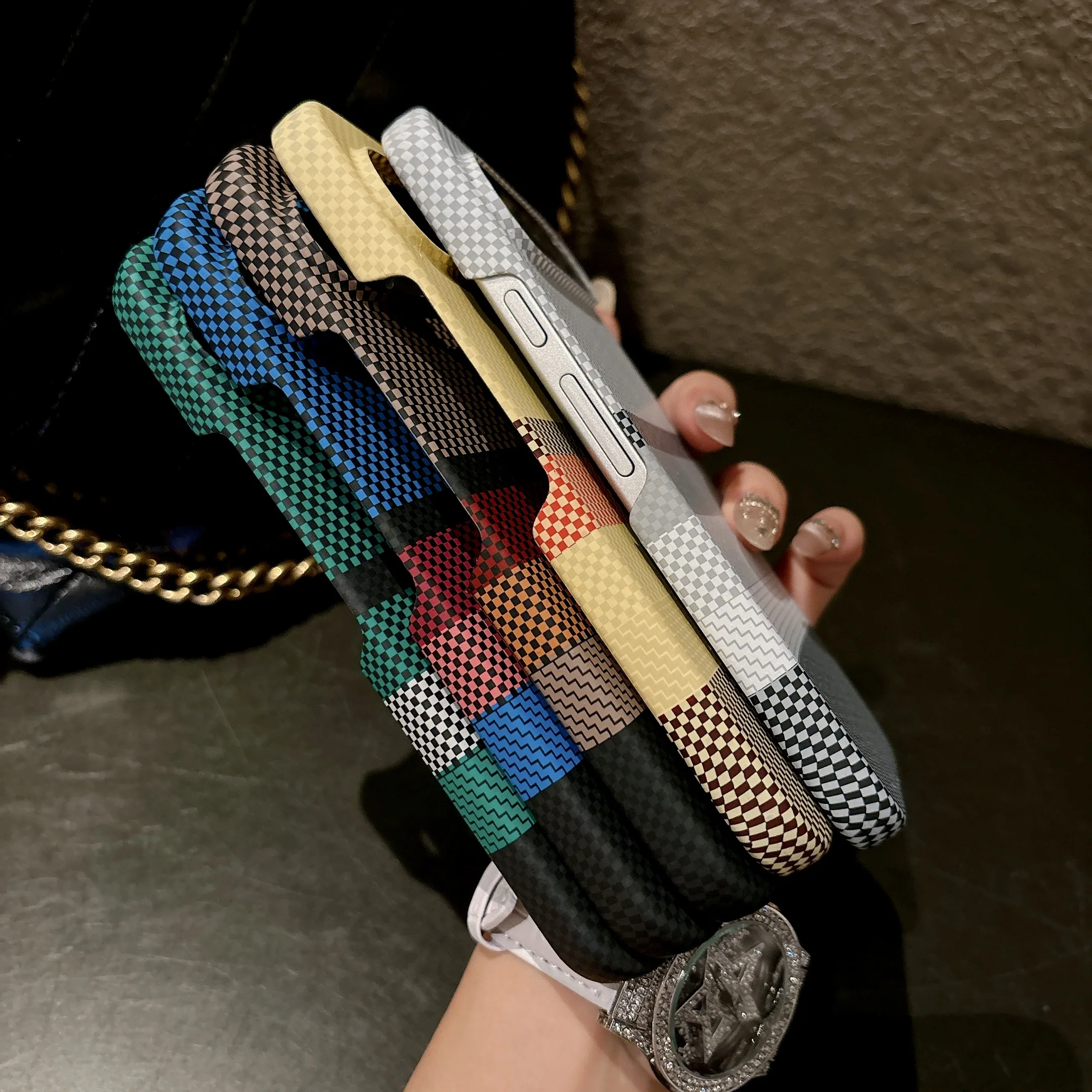 Magsafe Magnetic Kevlar Carbon Fibre Texture Slim Frameless Cooling Case