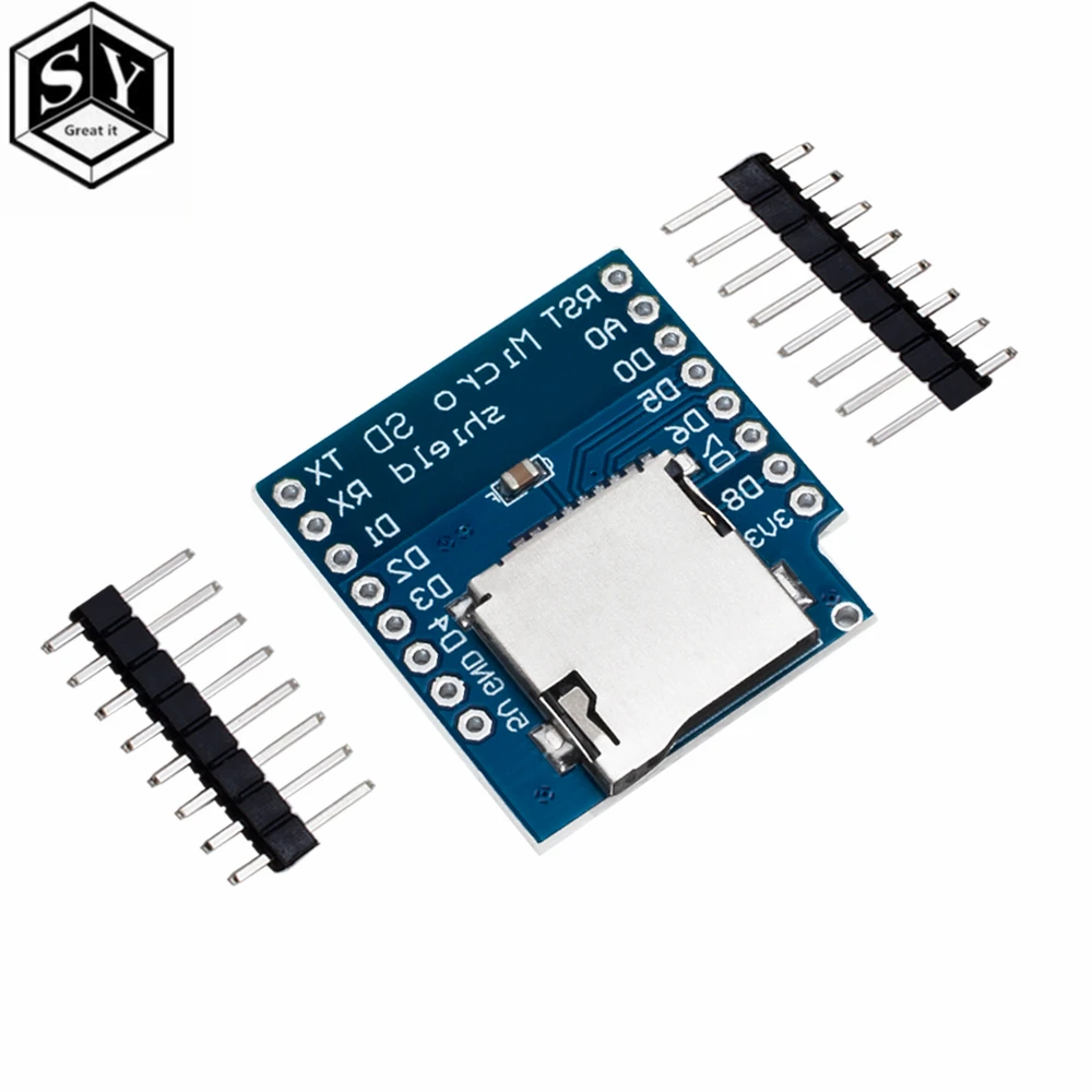 Micro SD Schild F r WeMos D1 Mini TF Karte Modul interface Module sd 