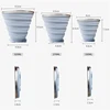 180/320ML Silicone Collapsible Travelling Cups Reusable & Portable Drinking Cup with Lids for Outdoor Hiking/Camping 6