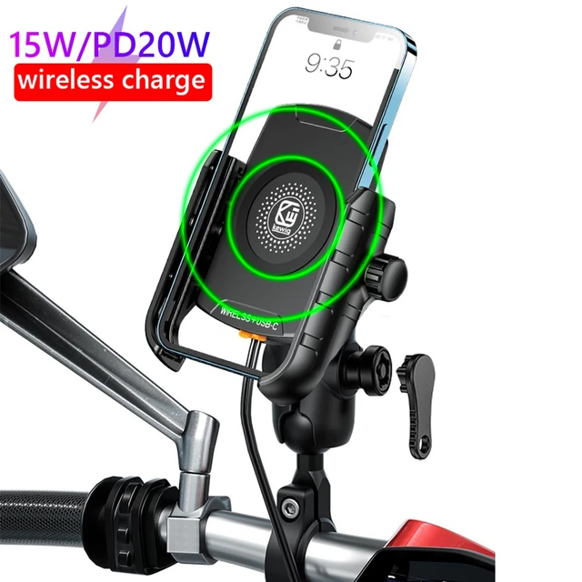 Cargador USB Moto Motocicleta Soporte Carga Rapida Telefono I