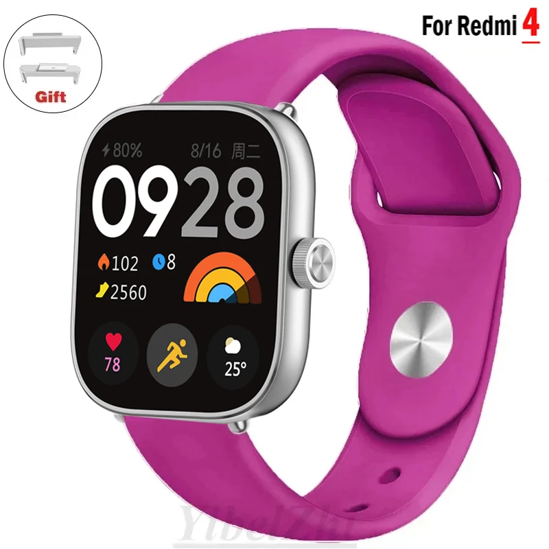 Soft Silicone Sport Bracelet Strap for Smartwatch Wristband Accessories
