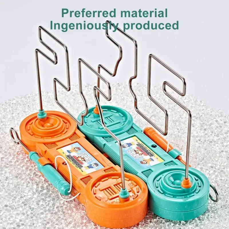 Electric Montessori Toy Wire Maze Roller Game Touch Maze Puzzle Toy Bump Game Education Concentration Toy For Children Kid 4