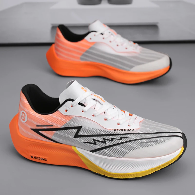 Men Carbon Plate Sneakers Light Cushioned Running Shoes for Outdoor Marathon Sports Shoes Professional Athletic Male Training men sneakers,running sneakers,marathon sneakers