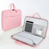 Sacs pour ordinateur Portable 13.3 14 15 15.6 pouces, housse pour MacBook Air Pro Xiaomi Huawei ASUS, étui pour ordinateur Portable hommes femmes, sac à main Portable, porte-documents 1