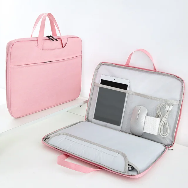 Sacs pour ordinateur Portable 13.3 14 15 15.6 pouces, housse pour MacBook Air Pro Xiaomi Huawei ASUS, étui pour ordinateur Portable hommes femmes, sac à main Portable, porte-documents 1