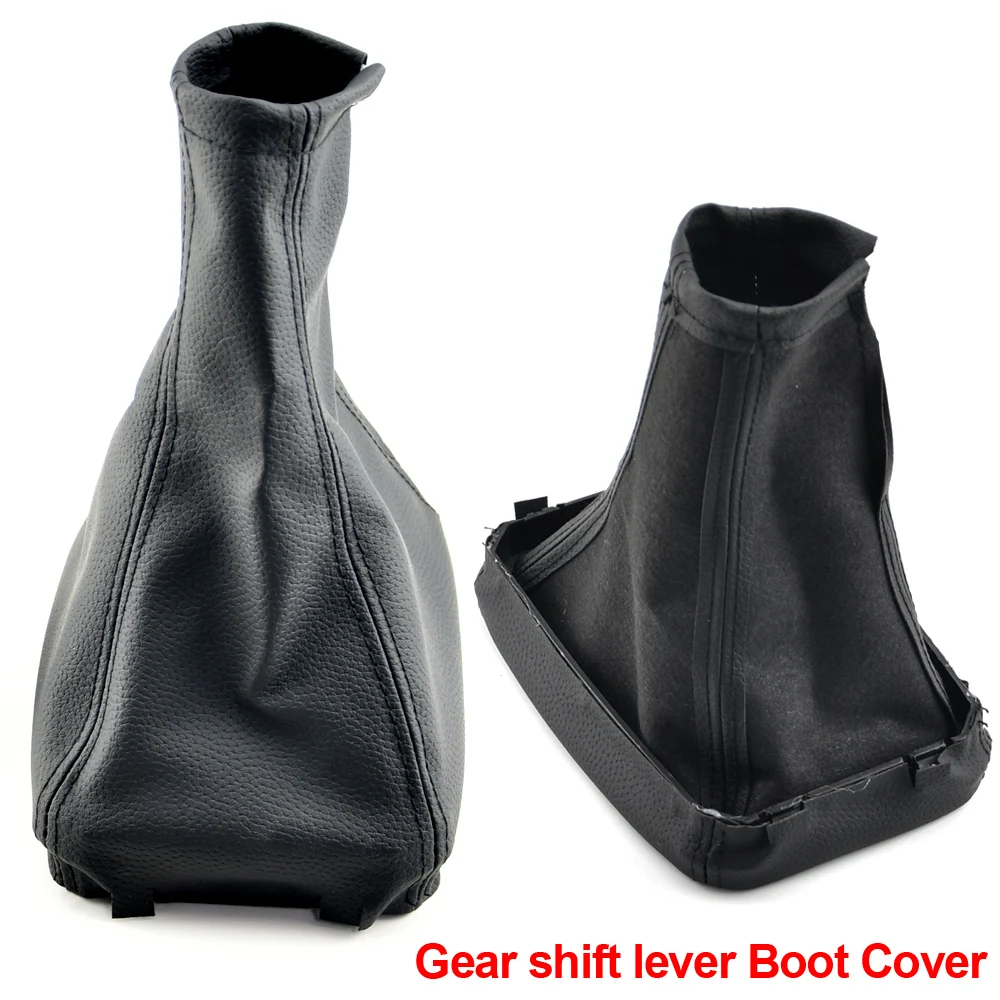 For OPEL CORSA C (01-06) TIGRA B (04-12) COMBO C (01-11) Manual 5 Speed  Gear Shift Knob Leather Gaiter Boot Cover Handbrake Case