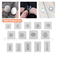 5Pairs PVC Invisible Hidden Metal Strong Magnetic Snaps Button Invisible Sew Magnetic Magnet Fastener For Handbag Clothing 1