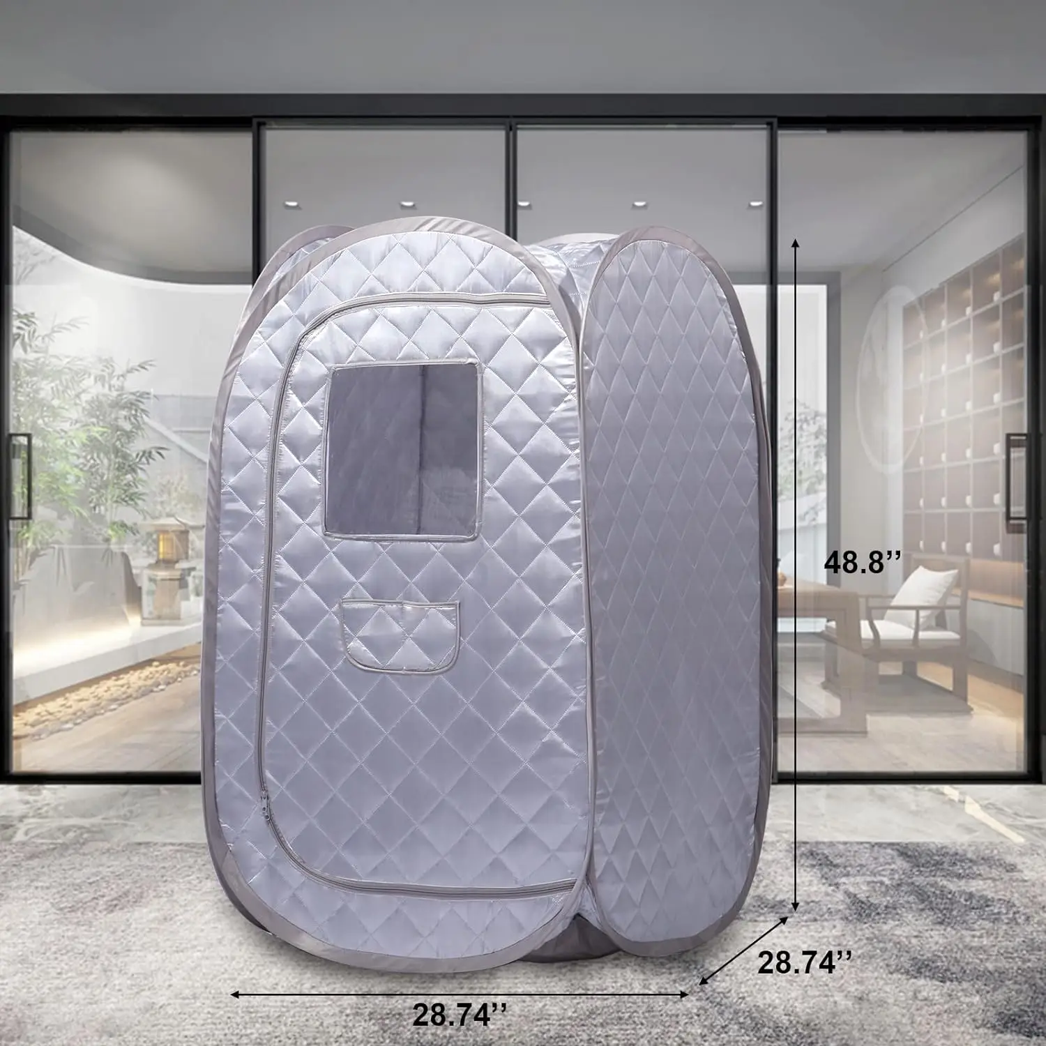 Full Body Larger Sauna Tent For Portable Bath Fold Cabin Room Not Include Steam Generator 6