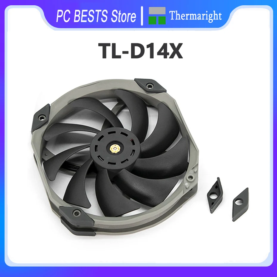 

Thermalright TL-D14X TL-C14X Case fan 140mm CPU Cooling Fan PWM Quiet Pitch Industrial-grade fan 4PIN PWM Mute fans Cpu Cooler