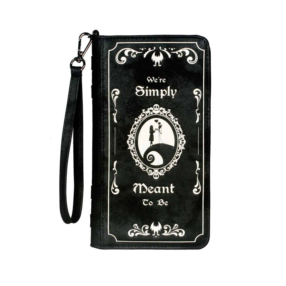 Disney the Nightmare before Christmas Printed Wristband Wallet Book-Shaped Card Holder And Coin Purse