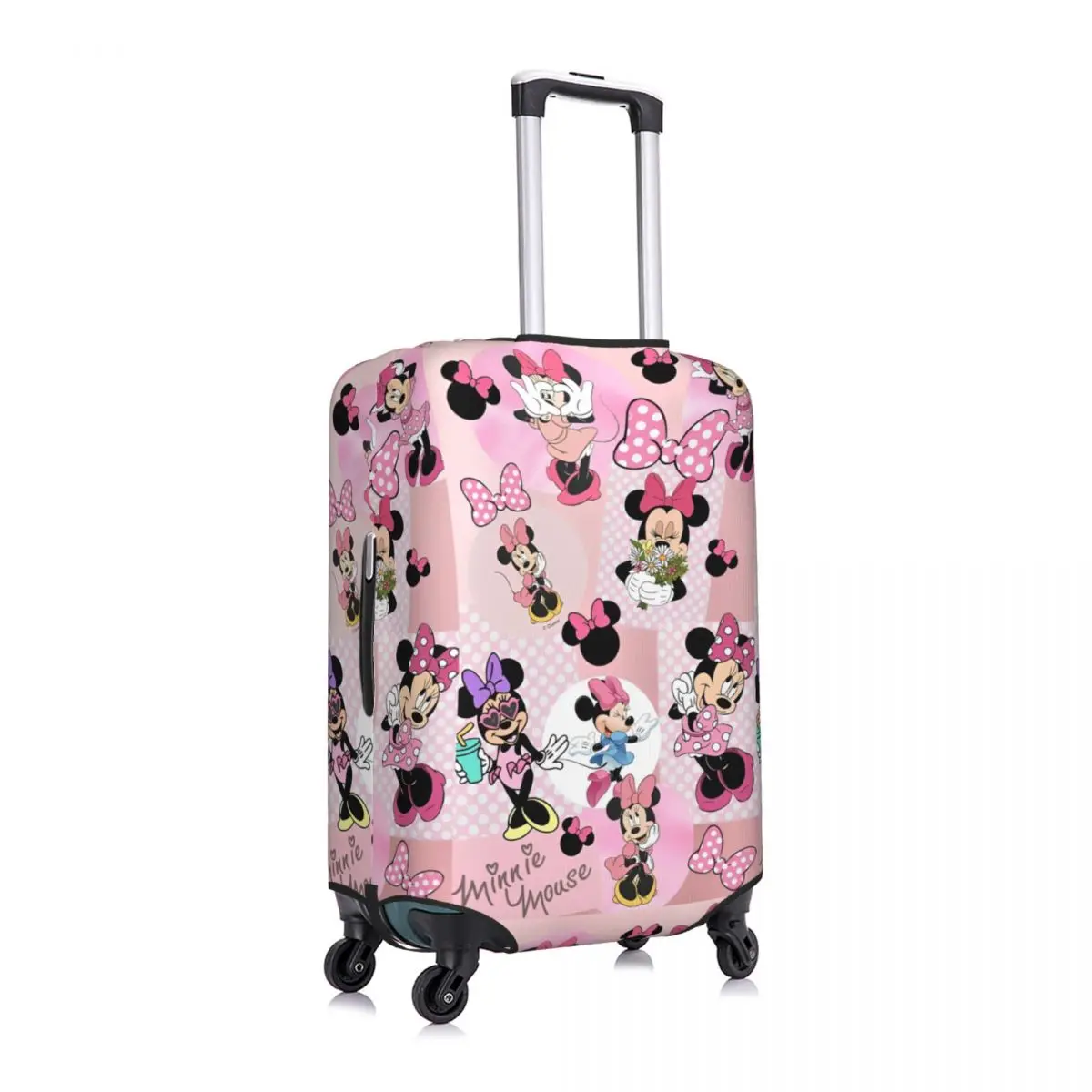 Mickey Minnie Mouse Print Suitcase Cover Mickey Mouse Animal Cartoon Useful Travel Protector Luggage Supplies Holiday 2