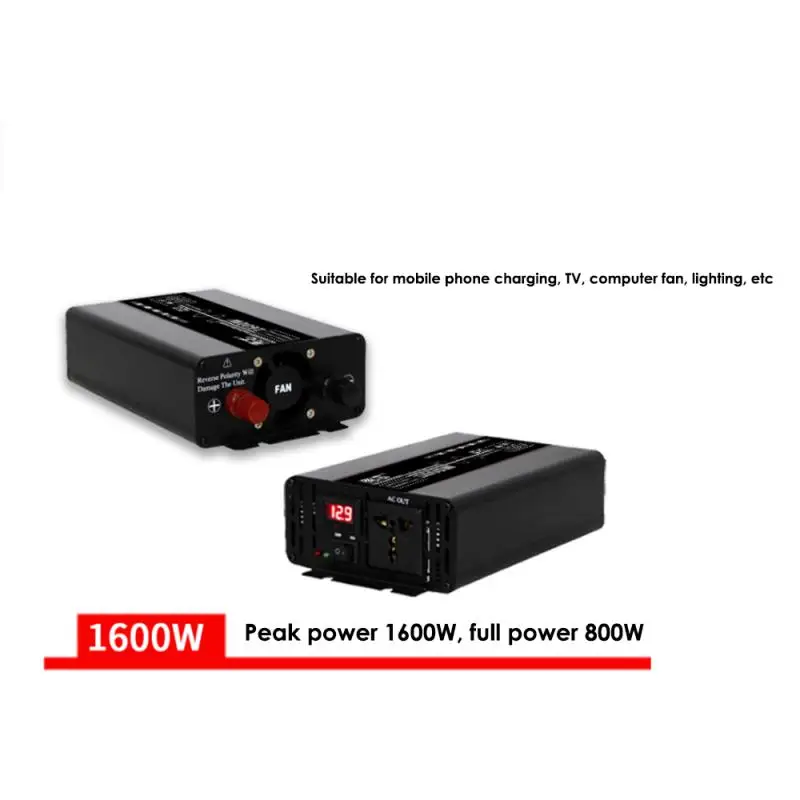 

Pure Sine Wave Inverter Led Display Portable Voltage Transformer Power Converter Pure Sine Wave 1600w 2200w 3000w Solar Inverter