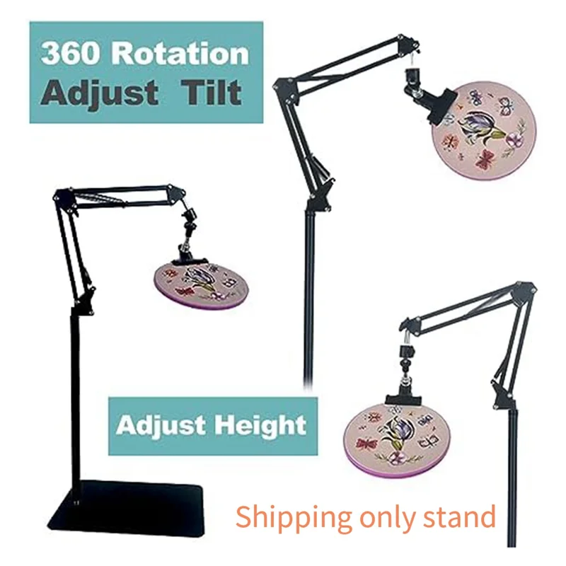 Embroidery Hoop Holder Lap Stand Crossstitch Holder Stand Metal For Embroidery Hoops