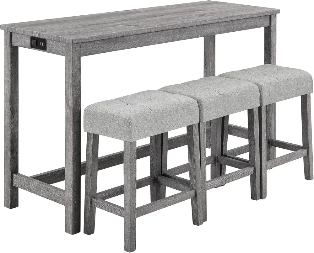 Industrial Bar Table Set 2