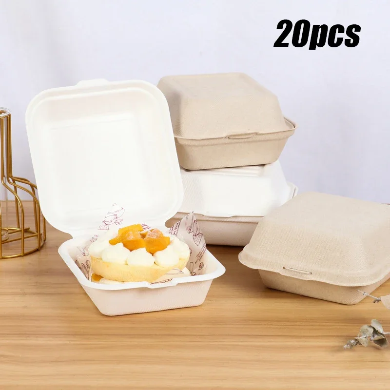 10/20pcs Disposable Bento Lunch Boxes with Lids, Microwavable Food Containers for Salad... - SKU DBLB0857 - UGI Packaging