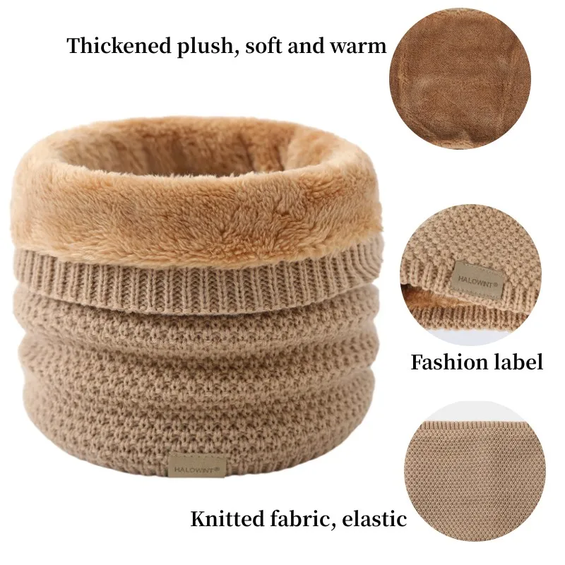 Рисунок 4 - Вязаный шарф, зимние теплые шарфы-снуды