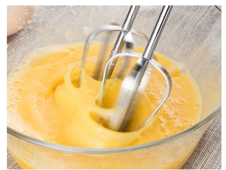Food Mixer Electric Whisk Handheld Electric Whisk Electric Blender Dough Whisk 7 Speed Dough Hand Mini Mixer Food Blender Multifunctional Food Processor Kitchen Mini Electric Manual Cooking Tools