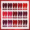 Rainbow Ghini 15ml Glitter Dark Red Gel Nail Polish Semi-Permanent Varnish UV Pale Red Nail Gel Art Supplies for Professionals 4