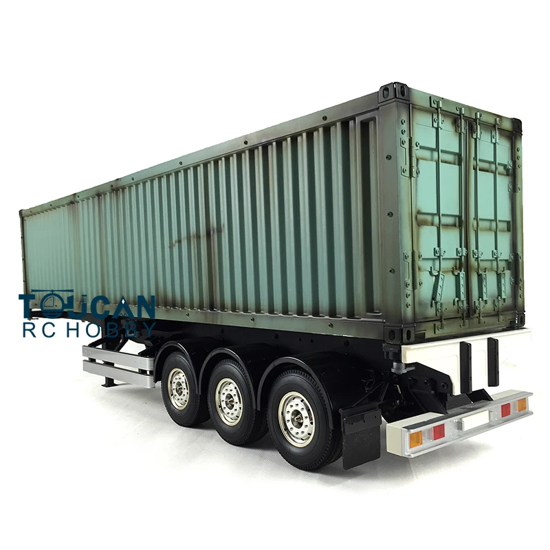 Toucan RC DIY Painted 40ft Chassis Container 1/14 RC Semi Truck Tractor Trailer Gift Toys 3