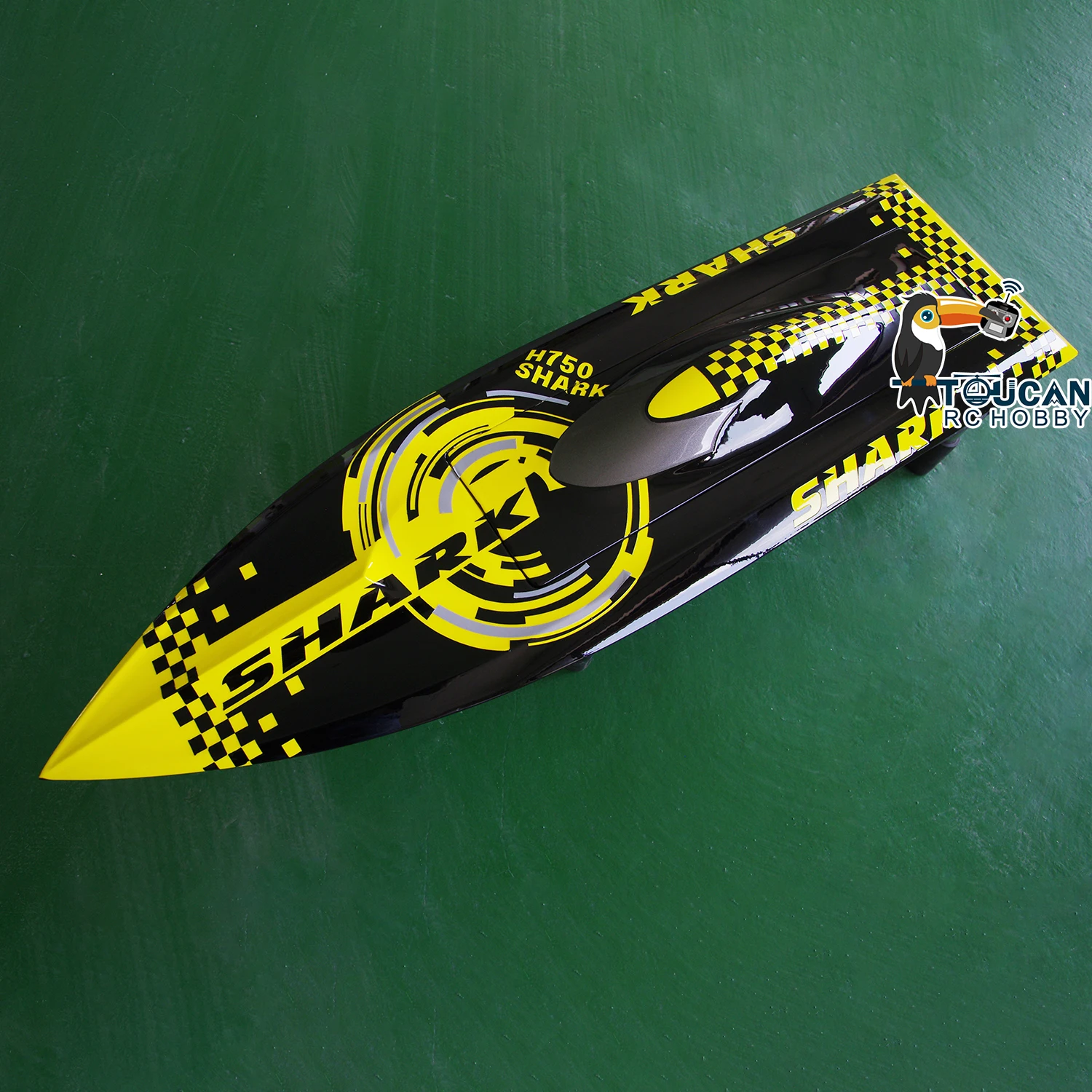 DT Remote Control Boat Model 70km/h High-Speed RC Boat Hull H750 for Ship Electric Racing Speedboats Painted KITS TH20736-SMT7 4