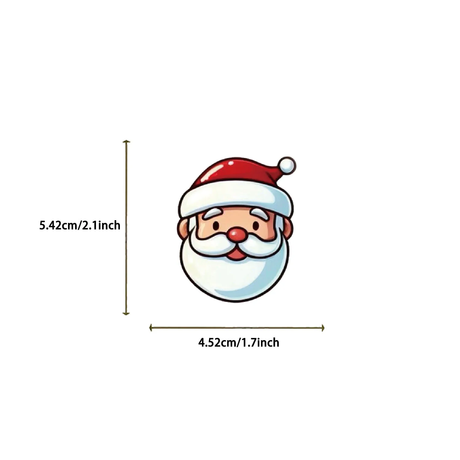 50PCS Kawaii Cartoon Christmas Art Aesthetic Stickers Pack for Kids Toy Diary Laptop Scrapbook Decoration Graffiti Sticker 4