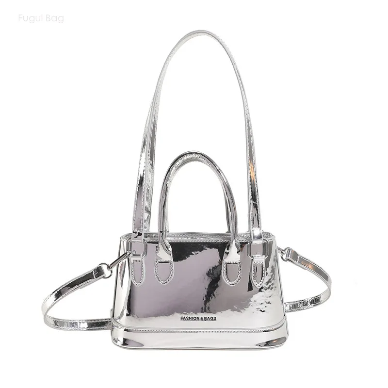 Women's Crossbody Bag Handbag One Shoulder Urban Versatile Fashionable and Trendy New Personalized Patent Leather