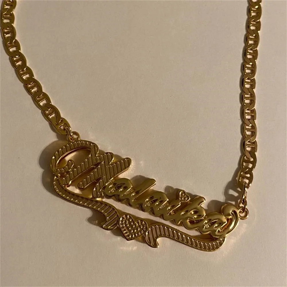 colar de nome de ouro personalizado colar de nome de ouro para mulheres colar de nome personalizado