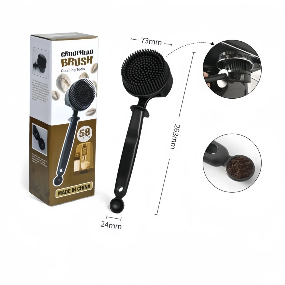 فرشاة تنظيف ماكينة قهوة احترافية