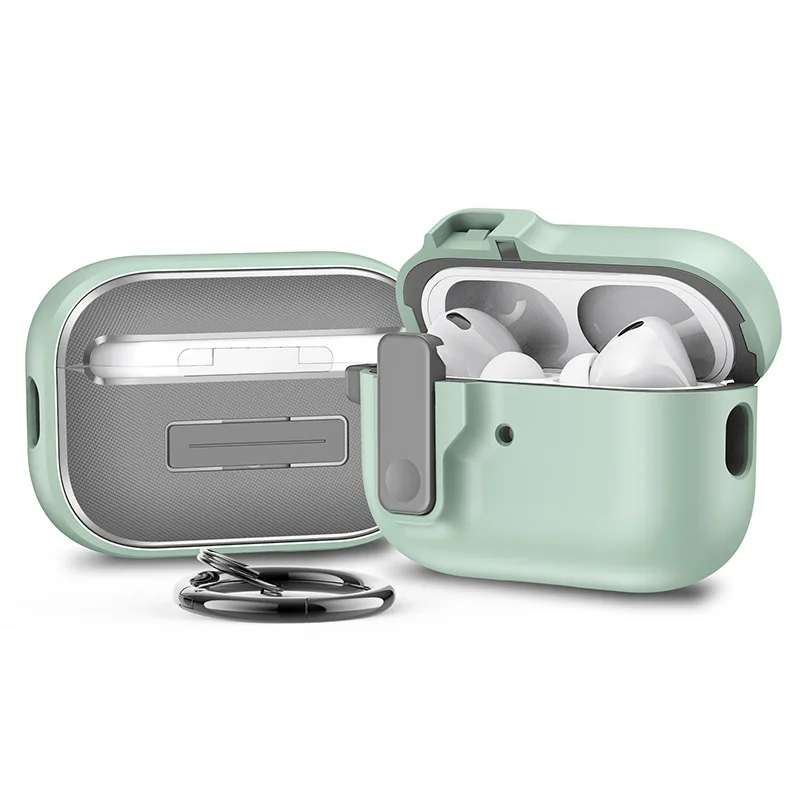 Shockproof Safety Case with Lock Buckle for Wireless Earbuds - Full Protection Headphone Accessories