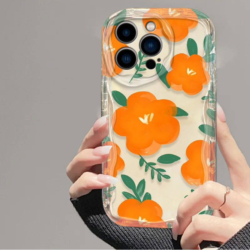 Graffiti Flower TPU Protective Phone Case Cover