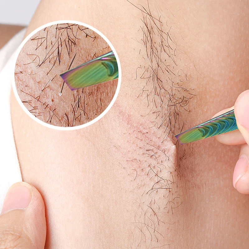 Women Professional Eyebrow Tweezer Trimmer Men Beard Eyelash Brow Stainless Hair Removal Clip Plucker For Face Lash Makeup Tools 5