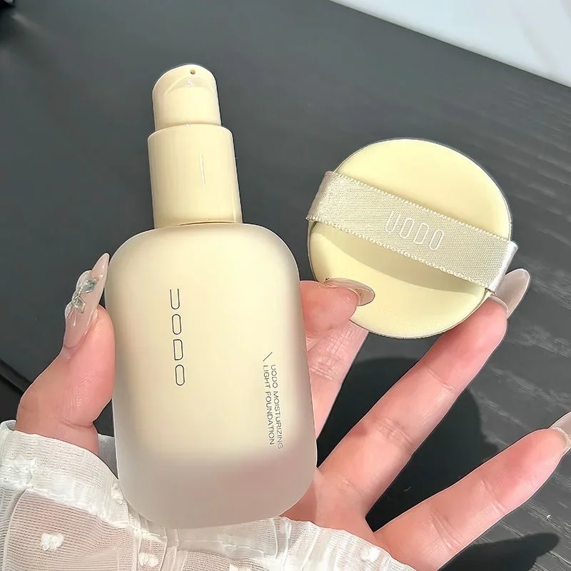 UODO Liquid Foundation Dry Skin Hydrating Oil Control Full Coverage Long Lasting Korean Makeup Waterproof Foundation