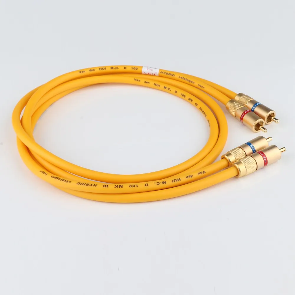 Van Den Hul VDH MC D102 MK III ̺긮 RCA ȣ  ̺ ̾, ݵ RCA ÷,   RCA-RCA  ڵ