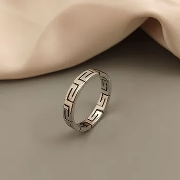 Aligned Path - Women's Greek Ring 1