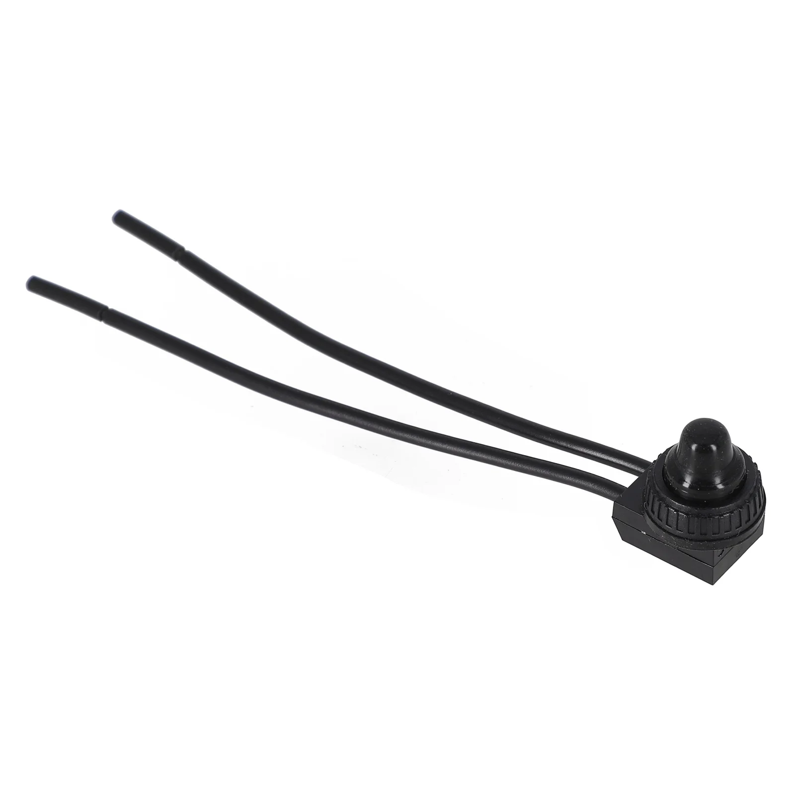 Ein-Aus-Schalter, Drucktastenschalter, rot/schwarz, Gummiabdeckung, robust, wasserdicht, mit Leitungen, Draht, 12 V, 250 V, 3 A, Bakelit-Basis, KP107 – Detail 32