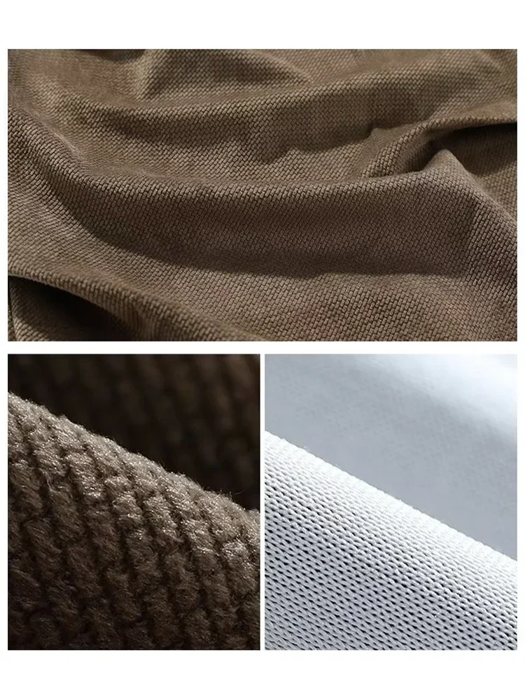 Wide Leg Pants Men Pleated Brushed Hip Hop Korean Wide Leg Trousers High Waist Oversize Casual Streetwear Vintage Autumn