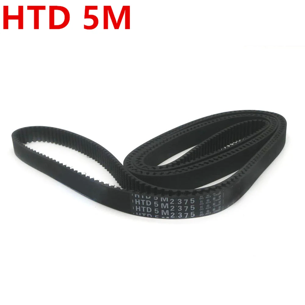 

HTD-5M 825mm-935mm Pitch 5mm Timing Pulley Belt Close Loop Rubber Timing Belts Width 25mm Synchronous Belt