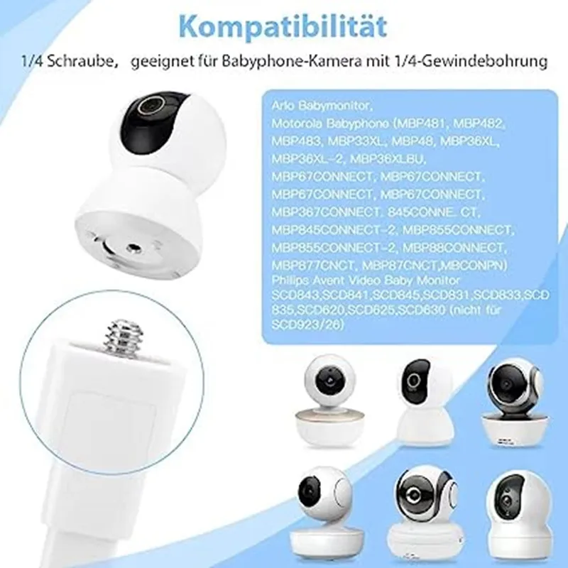 Security Camera Stand Camera Holder Stand Camera Holder Security Wall Mount Bracket Security Camera Bracket Camera Mount Panel Camera Mounting Base Security Camera Mount Camera Mount For Mi Camera Head Pro PTZ 2k Edition Book Desktop Clip Iron Bracket Adjustable Cradle Baby Punch-free