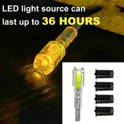 Enhanced LED Lighted Nocks for Hunting Archery Crossbow Bolts (Yellow set)