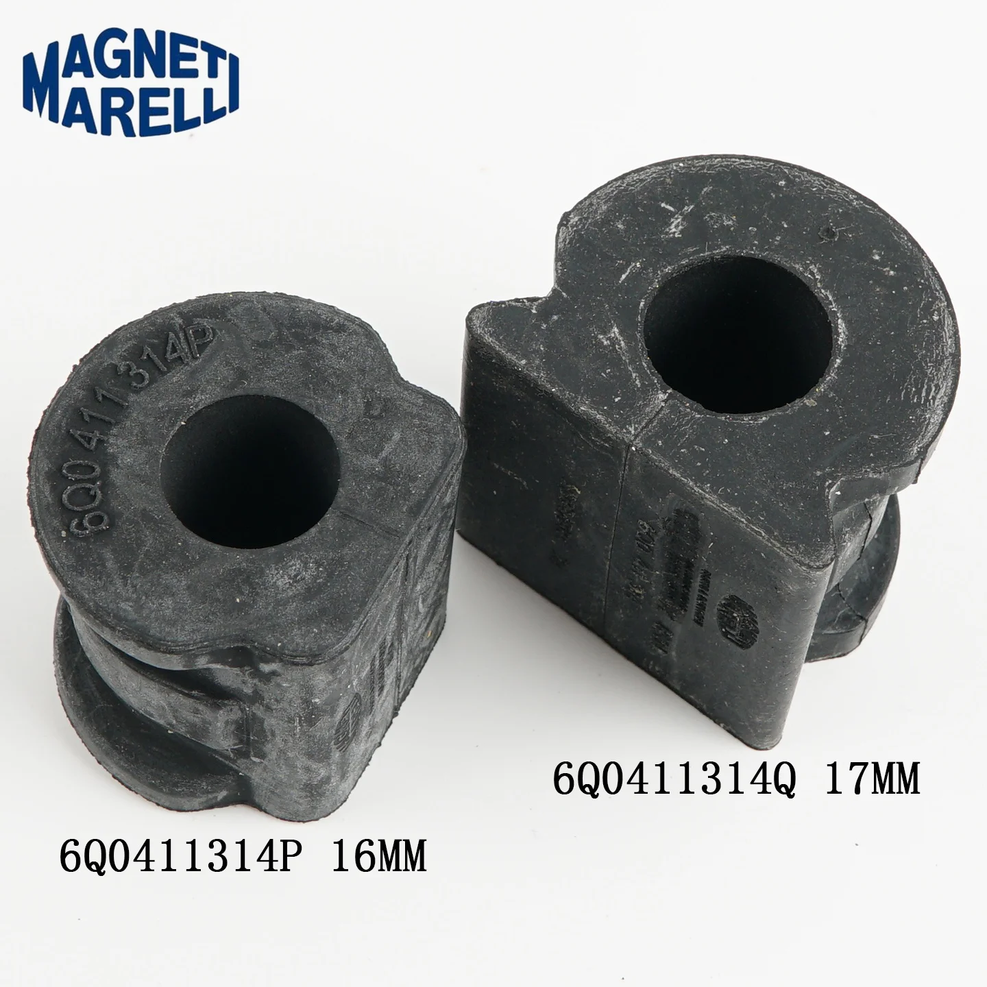 2PCS 6Q0411314L 6Q0411314Q VW 크로스 폴로 스코다 래피드 스페이스백 파비아 아우디 A1 용 고품질 프론트 스태빌라이저 부싱