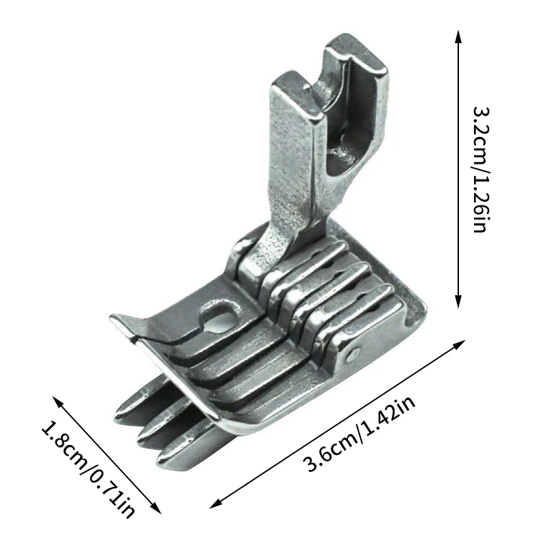 SP-18 Right Three Edge Guide Presser Foot For Industrial Single Needle Straight Lockstitch Sewing Machine Parts 0.3 0.6 1.0 6